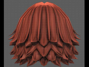 3D Hair style for girl V105 3D Model