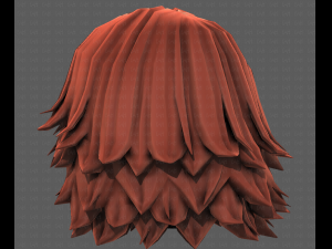 3D Hair style for girl V105 Model 3D