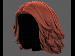 3D Hair style for girl V105 Model 3D