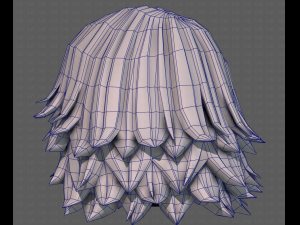 3D Hair style for girl V105 Model 3D