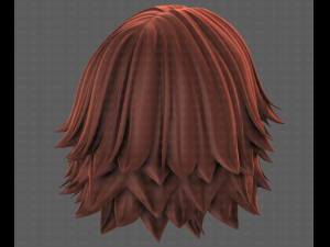3D Hair style for girl V105 Model 3D