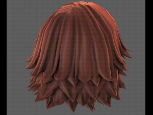3D Hair style for girl V105 Model 3D