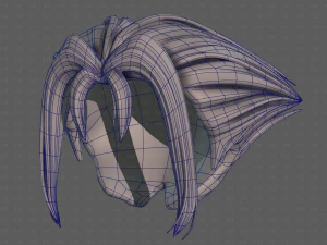 3D Hair style for boy V88 3D Model