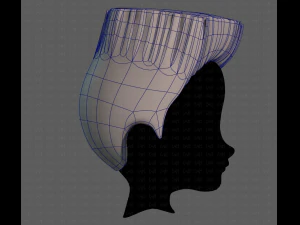 소년 V89를 위한 3D 헤어 스타일 3D 모델