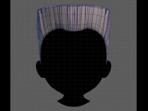 소년 V89를 위한 3D 헤어 스타일 3D 모델