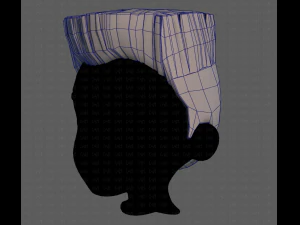 소년 V89를 위한 3D 헤어 스타일 3D 모델