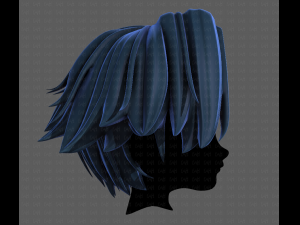 3D Hair style for boy V90 3D मॉडल