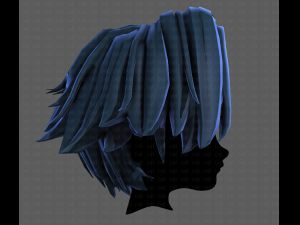 3D Hair style for boy V90 3D मॉडल