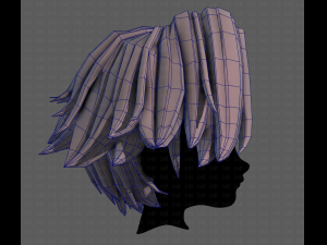 3D Hair style for boy V90 3D मॉडल