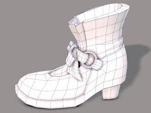 Shoes cartoonV47 3D Model