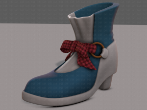 Shoes cartoonV47 3D Model