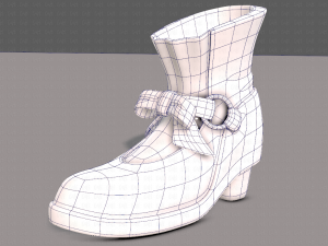 Shoes cartoonV47 3D Model