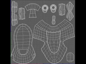 Shoes cartoonV47 3D Model