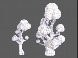 Trees Cartoon V11 3Dモデル