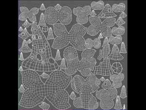 Trees Cartoon V11 3Dモデル