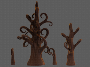 Trees Cartoon V12 Modelo 3D