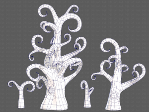 Trees Cartoon V12 Modelo 3D
