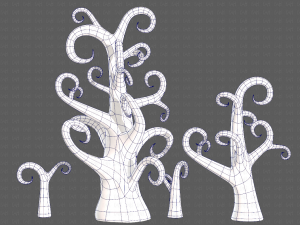 Trees Cartoon V12 Modelo 3D