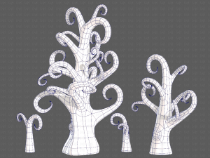 Trees Cartoon V12 Modelo 3D