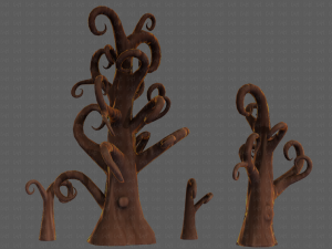 Trees Cartoon V12 Modelo 3D