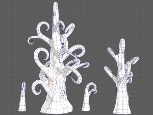 Trees Cartoon V12 Modelo 3D