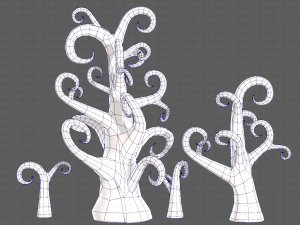 Trees Cartoon V12 Modelo 3D