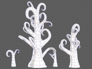 Trees Cartoon V12 Modelo 3D