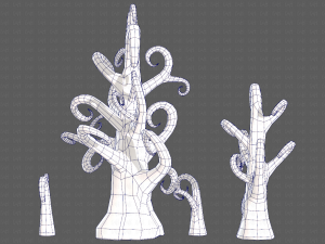 Trees Cartoon V12 Modelo 3D