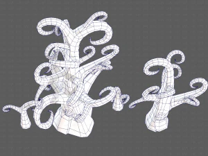 Trees Cartoon V12 3D Model