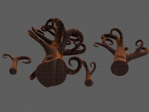 Trees Cartoon V12 3D Model