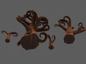 Trees Cartoon V12 3D Model