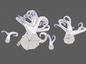 Trees Cartoon V12 3D Model