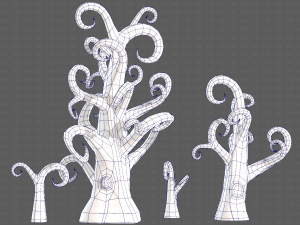 Trees Cartoon V12 Modelo 3D