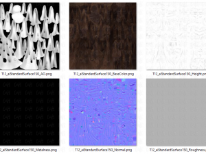 Trees Cartoon V12 Modelo 3D