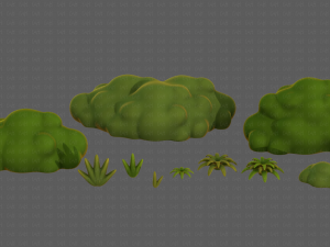 Trees Cartoon V13 3D Model