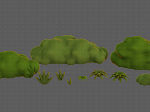 Trees Cartoon V13 3D Model