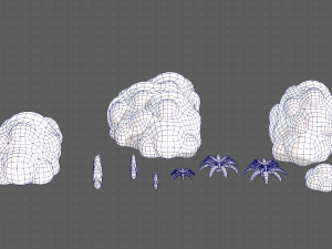 Trees Cartoon V13 3D Model