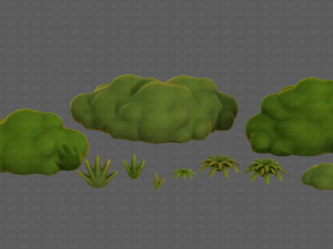 Trees Cartoon V13 3D Model