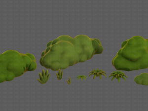Trees Cartoon V13 3D Model