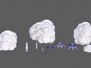 Trees Cartoon V13 3D Model