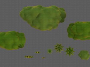 Trees Cartoon V13 3D Model