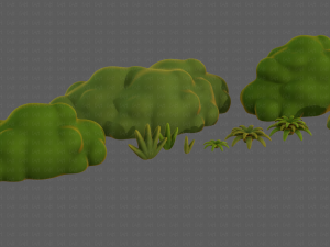 Trees Cartoon V13 3D Model