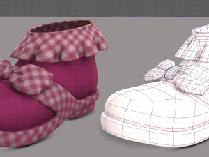 Shoes cartoonV48 3Dモデル