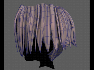 3D Hair style for boy V91 Model 3D