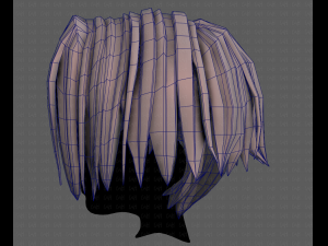 3D Hair style for boy V91 Model 3D