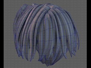3D Hair style for boy V91 Model 3D