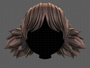 3D Hair style for girl V106 3D मॉडल
