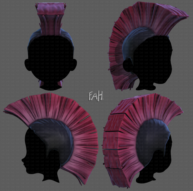 3D Hair style for boy V92 Model 3D .c4d .max .obj .3ds .fbx .stl .blend 