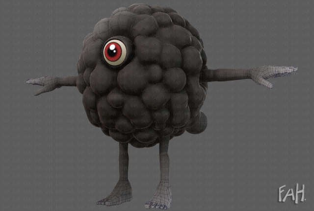 Monster V07 3D Model .c4d .max .obj .3ds .fbx .stl .blend 