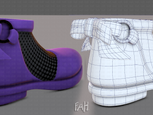 Shoes cartoonV49 3D Model